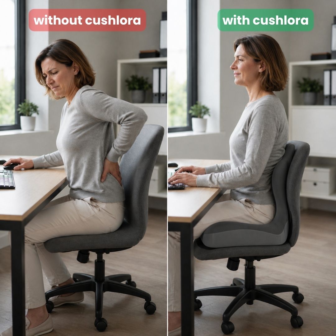 cushlora - back support seat cushion