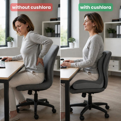 cushlora - back support seat cushion