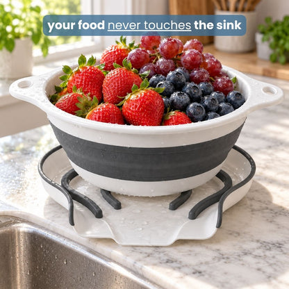 Drainora - over-sink colander set