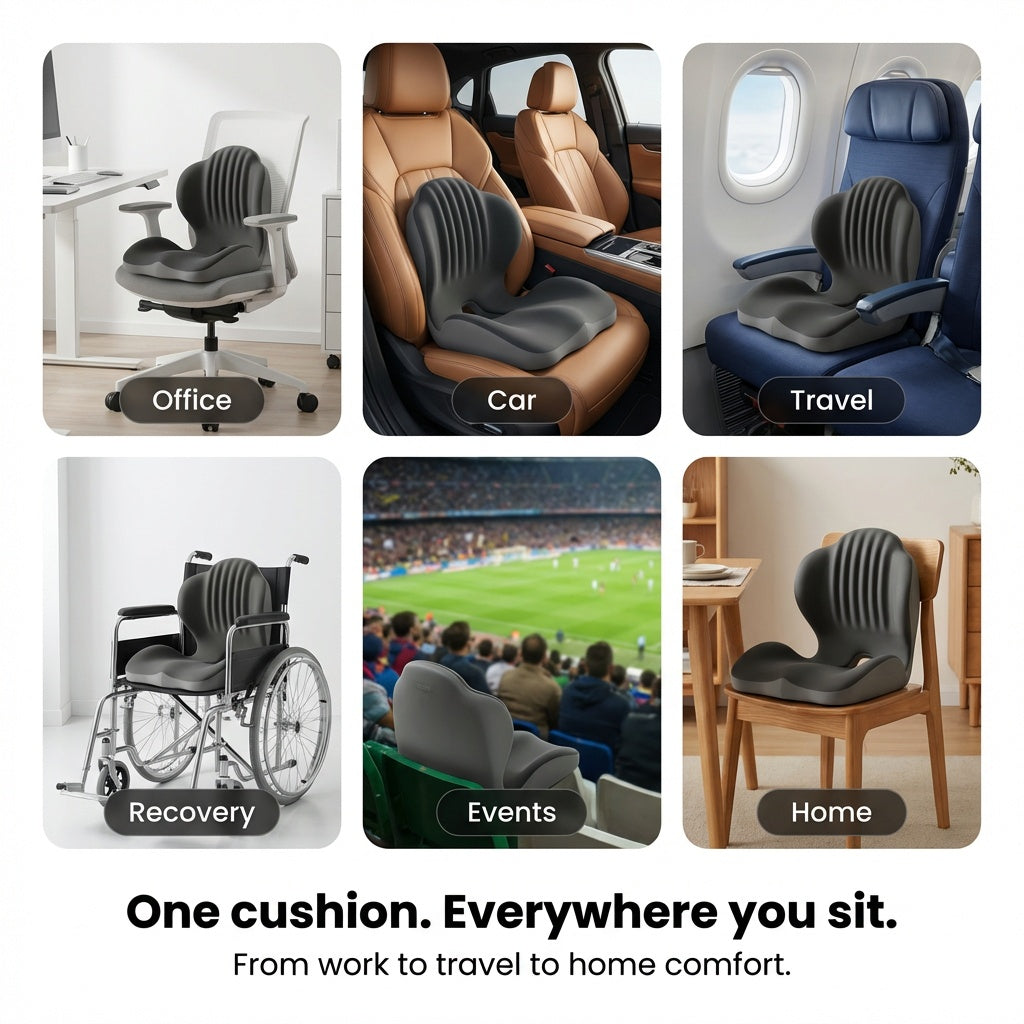 cushlora - back support seat cushion